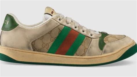 gucci shoes made to look dirty|dirty designer sneakers.